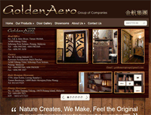 Tablet Screenshot of goldenaero.com.my
